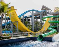 You can have lots of fun at the water park located inside the resort. It features 7 monster slides, wave pools, and splash pads. You can also enjoy at